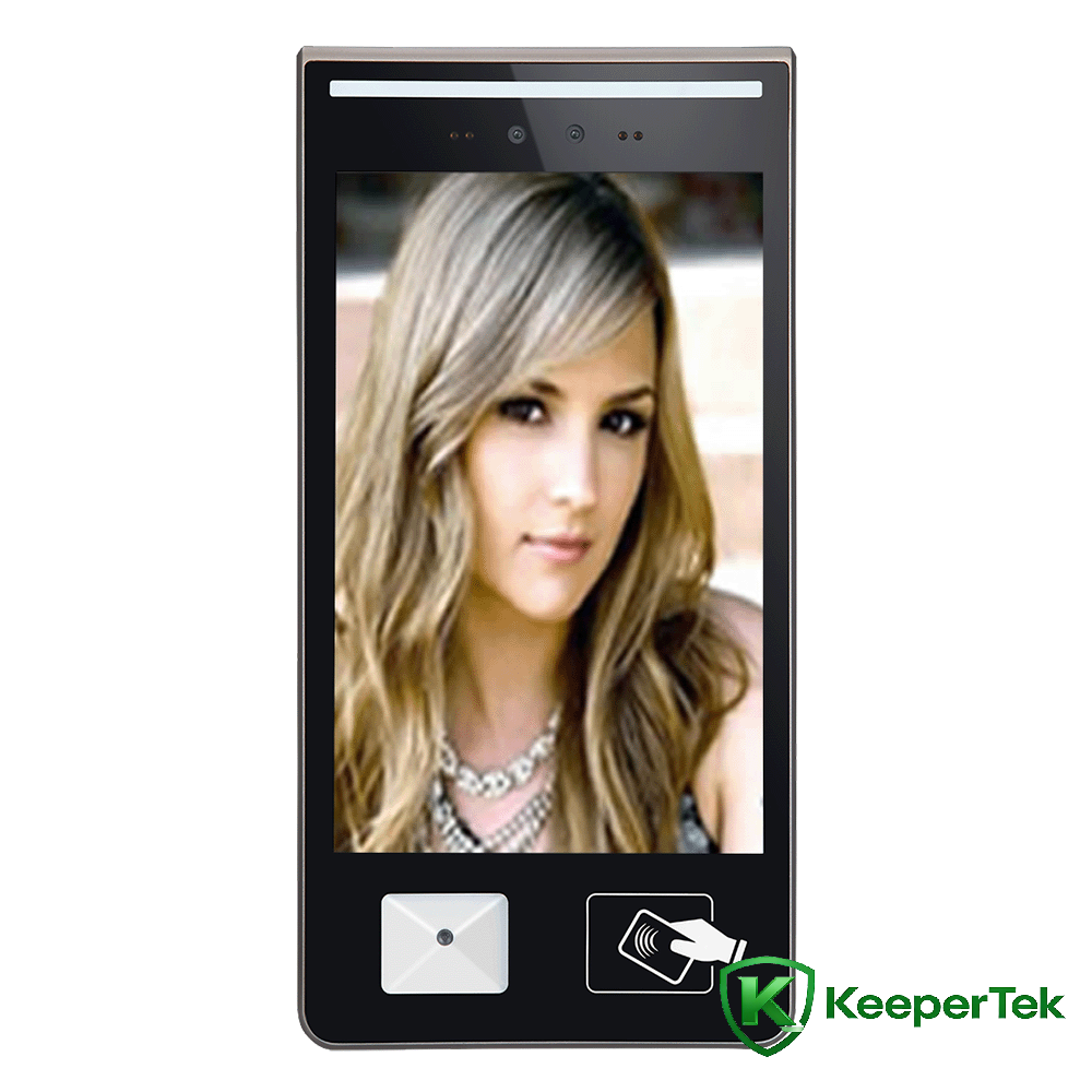 10.1-inch ihu njirimara QR koodu swiping na mgbasa ozi niile na-otu igwe KT-FR016